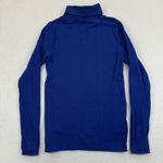 Athleta  Turtleneck Top Women's Size S Blue Black‎ Long Sleeve Athletic Photo 6