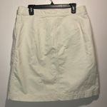 J.Crew - Midi Front Slit Light Khaki Skirt w/ Large Pockets 100% Cotton- Size 12 Photo 1