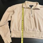 Victoria's Secret  Beige crop sweatshirt Photo 3