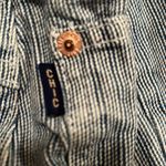 Vintage Chic Striped jean shorts Junior size 9 Blue Photo 6