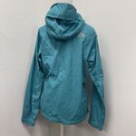 The North Face Size XS Aqua Turquoise Waterproof Hooded Lightweight Rain Jacket Photo 5