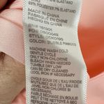 Good American Pink Ruched Spaghetti Strap High Slit Deep V Back Maxi Dress Photo 12