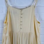 FORE Yellow tiered maxi dress flowy summer dress adjustable straps Size Small Photo 7