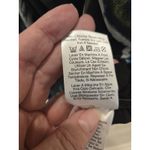 DKNY XL Blue Black Abstract Mesh Ruched Mock Neck Clubwear Y2K Vintage Womens Photo 11