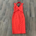 Tangerine Nicholas  dress bandage cross brand halter Photo 3
