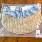 Lilly Pulitzer Visor in For Sure Costal Blue LTWT Oxford Blue Stripe NWT Photo 5