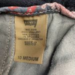 Levi's Women's 545 Flared & Wide Leg Jeans Size 10 Medium Dark Wash Blue Denim Photo 9