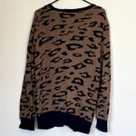 ZARA  Knit Oversized Leopard Animal Print Cardigan - Medium Photo 3