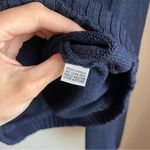 St. John  Navy Cream Santana Knit Bomber Jacket Photo 7