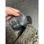 Stuart Weitzman  BLACK SUEDE LEATHER COMBAT ANKLE BOOTS SHEARLING SIZE‎ 7.5 Photo 8