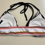 Fashion Union  Striped Pique Wrap Bikini Top - Size Small - EUC Photo 1
