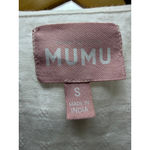 Show Me Your Mumu Lydia Ruffle Top Sz S | White Sheer Blouse Long Sleeve Romanti Photo 3