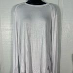 Halogen Women’s White Long Sleeve Top Size Large NWOT Photo 2