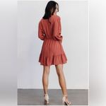 Baltic Born NWT  Amelia Boho Mini Dress Rust Brown Womens Small Photo 1