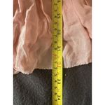 Love Shack Fancy Marsala Pink Mini Dress Tiered Tie Smocked Long Sleeve Ruffle M Photo 6