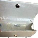 La Regale Vintage Beaded Satin Evening Bag Cream Brown Artsy Fairycore Ethereal Photo 5