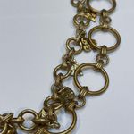 ZARA Beautiful Signed  Gold Tone Double Strand Necklace Clubs And Spades Of Poker Photo 10