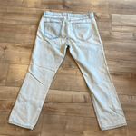 Current/Elliott  The Cropped Straight Channing Destroyed Jeans Light Wash Sz 28 Photo 8
