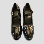 Ellie  300-Eden Maryjane Chunky Platform Peep-Toe Patent Leather Black sz US 6.5 Photo 1