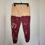 NWT Revolve x LA DETRESSE The King Dyed Sweatpants Red Size M Photo 6