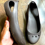 Crocs ballerina flat slip on shoes women’s size 7 Photo 0