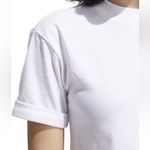Adidas  Originals womens Linear Cropped Tee White X-Small Photo 2