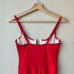 Solid & Striped NEW  Re/Done Veronica Red Underwire One Piece Bodysuit Swimsuit S Photo 6