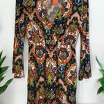 Fantastic‎ Fawn floral wide sleeve dress Women's Size S Small Brown Photo 0