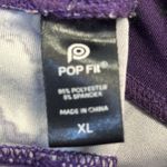 Popfit  Purple Athletic Activewear Gym Leggings Size XL NWOT Photo 4