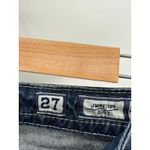 Miss Me Bootcut Jeans Lace Sequin Flap Pockets Denim Dark Wash Womens Size 27 Photo 6