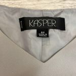 Kasper Light Gray Zip Side Sleeveless V-Neck Tank Top Silky Lining Size 6P Photo 8