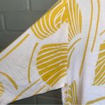 FRNCH  Button Up Gauzy Blouse Green Apricot Small Photo 7