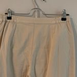 Orvis Womens Pants Cream Solid Cropped Beachy Medium Photo 5