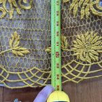 Yoana Baraschi Anthropologie Honeycomb Silk Lace Embroidered Dress by Size 8 Photo 13