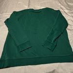 Adidas Green Athletic Sweatshirt with Gold Print Photo 1