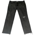 Paige  Designer Jeans Boyfriend Canyon Gray Wash Distressed Stretch Jeans 29 Photo 0