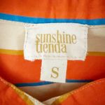 SUNSHINE TIENDA | Hidalgo Stripe Milly Dress Orange Blue Nude Gold | Small Photo 6