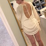 MABLE: Cream Knit Dress/Coverup Tan Size M Photo 3