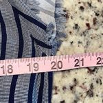 Carve Designs Womens Stripe Keyhole Short Sleeve Pullover Blouse Blue Small Photo 5