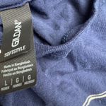 Smokey Bear Please Be Careful With Fire T Shirt Navy Blue Women's Graphic Tee Size L Photo 3