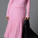 Anthropologie By  Long-Sleeve Ribbed Sweater Midi Dress Large Photo 0