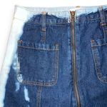 Forever 21  Los Angeles Womens Denim Blue Jean Mini Skirt Full Zip Size 27 Photo 1