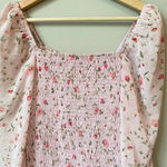 Princess Polly  Women's US 4 Wild Flowers Balloon Sleeves Shirred Mini Dress Pink Photo 12