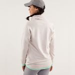 Lululemon  Rest Day Pullover in Dune Cream Sweater Long Sleeve Cowl Neck Pockets Photo 1