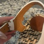 Chloé CHLOE
Pila leather and canvas wedge espadrilles white / cream logo resort nwot Photo 2