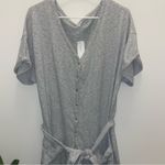 American Eagle NWT  Gray Short Sleeve Knit Jumpsuit Photo 1