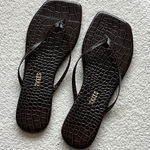 Tkees TKEE brown croc sandal Photo 0