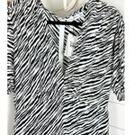 Faithfull the Brand Marie Louise Midi Dress Blance Animal Print NWT Size US 8 Photo 2