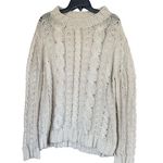 Wooden Ships  Mohair Wool Cable Knit Sweater Size S/M Photo 0