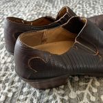 Ariat  low brown leather western heeled booties Photo 4